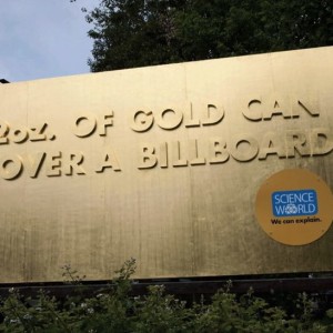 Gold Billboard. Just 2oz of gold. Really?