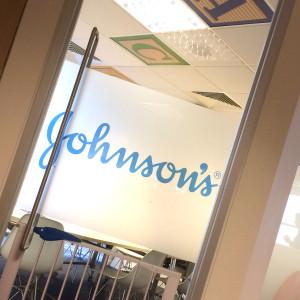 Johnson & Johnson Interior Branding – Door and Ceiling Tiles