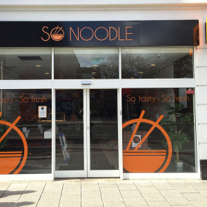 So Noodle New Shop Front Signage