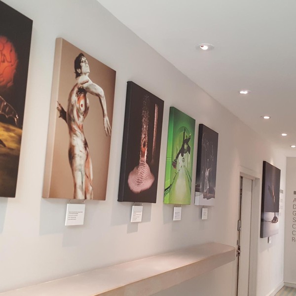 Canvas Prints of Exhibition of Artists for The Point at Eastleigh